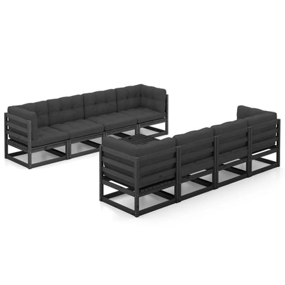 Hagesofagruppe med puter 9 deler heltre furu