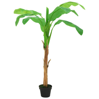 Kunstig banantre med potte 180 cm grønn