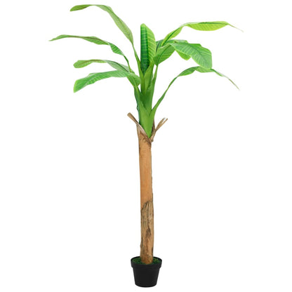 Kunstig banantre med potte 180 cm grønn