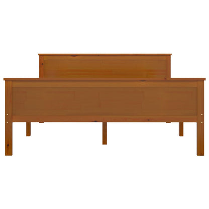 Sengeramme honningbrun heltre furu 140x200 cm