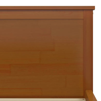 Sengeramme honningbrun heltre furu 140x200 cm