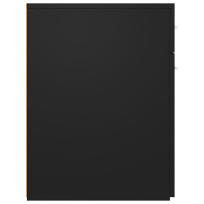 Apotekskap svart 20x45,5x60 cm konstruert tre