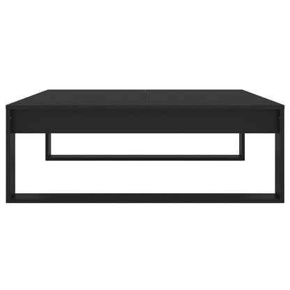 Salongbord svart 100x100x35 cm konstruert tre