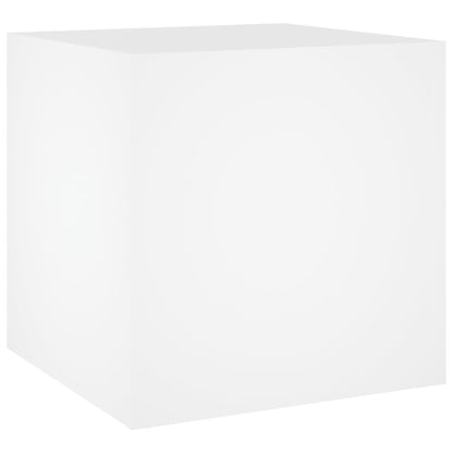 Plantekasse hvit 40x40x40 cm konstruert tre