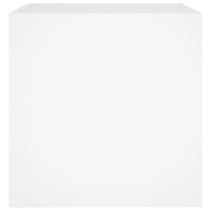 Plantekasse hvit 40x40x40 cm konstruert tre