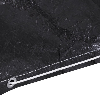 Hagemøbeltrekk 2 stk L-formet 12 majler 250x250x90 cm