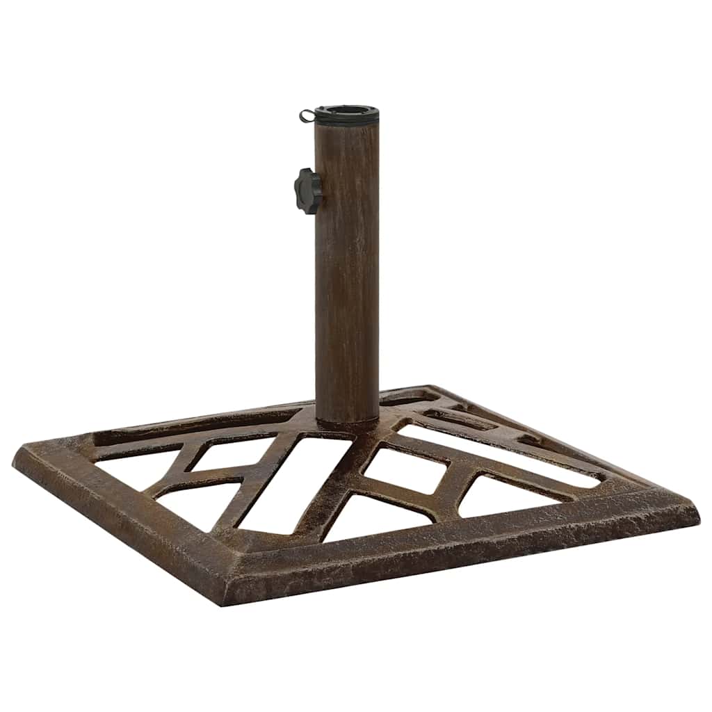 Parasollbase bronse 44x44x31 cm støpejern