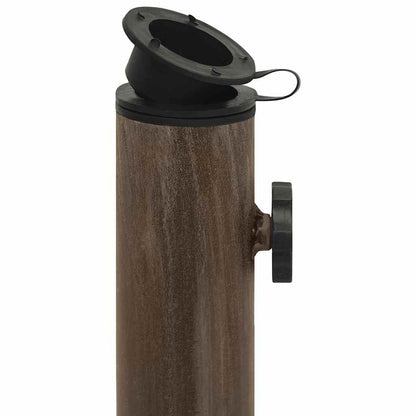 Parasollbase bronse 44x44x31 cm støpejern