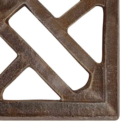 Parasollbase bronse 44x44x31 cm støpejern