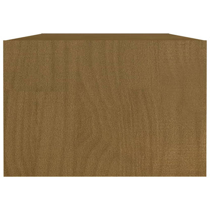 Salongbord 110x50x34 cm heltre furu honningbrun