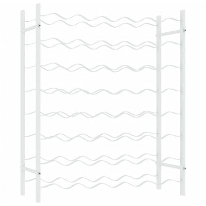 Vinstativ for 48 flasker metall hvit