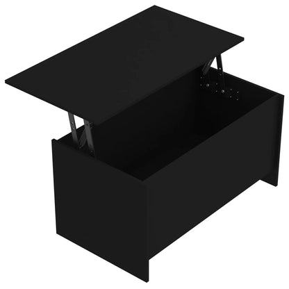 Salongbord svart 102x55,5x52,5 cm konstruert tre