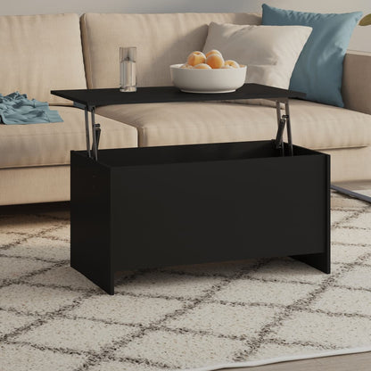 Salongbord svart 102x55,5x52,5 cm konstruert tre