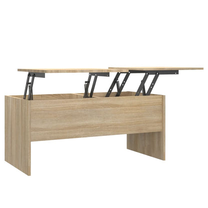 Salongbord sonoma eik 102x50,5x46,5 cm konstruert tre