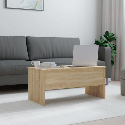 Salongbord sonoma eik 102x50,5x46,5 cm konstruert tre