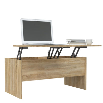Salongbord sonoma eik 102x50,5x46,5 cm konstruert tre