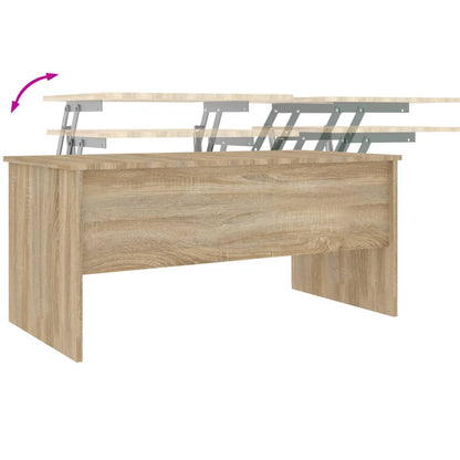 Salongbord sonoma eik 102x50,5x46,5 cm konstruert tre