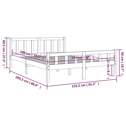 Sengeramme heltre 150x200 cm King Size