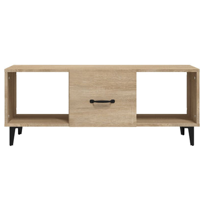 Salongbord sonoma eik 102x50x40 cm konstruert tre