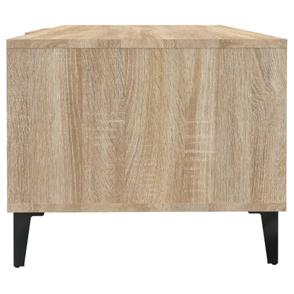 Salongbord sonoma eik 102x50x40 cm konstruert tre