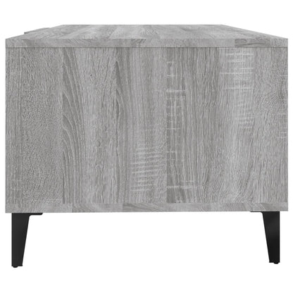 Salongbord grå sonoma 102x50x40 cm konstruert tre