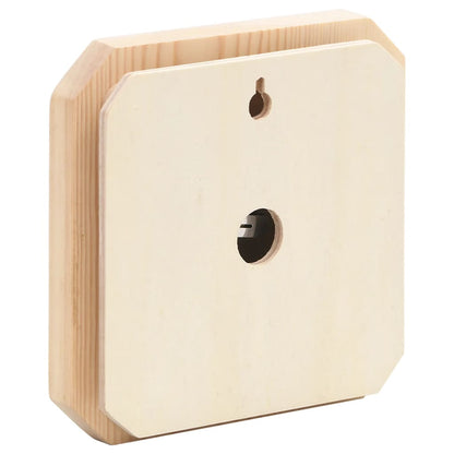 2-i-1 Hygrometer og timeglass til badstue heltre furu