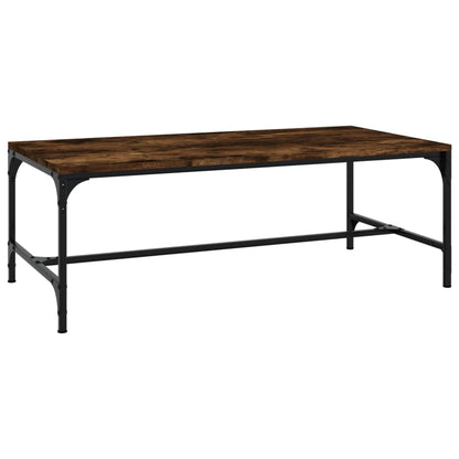 Salongbord røkt eik 100x50x35 cm konstruert tre