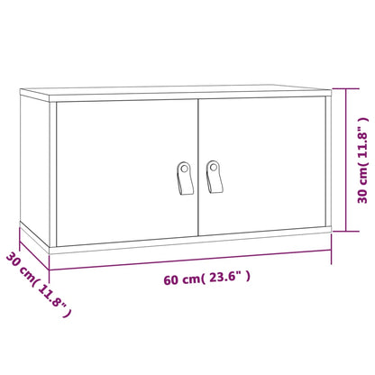 Veggskap 60x30x30 cm heltre furu