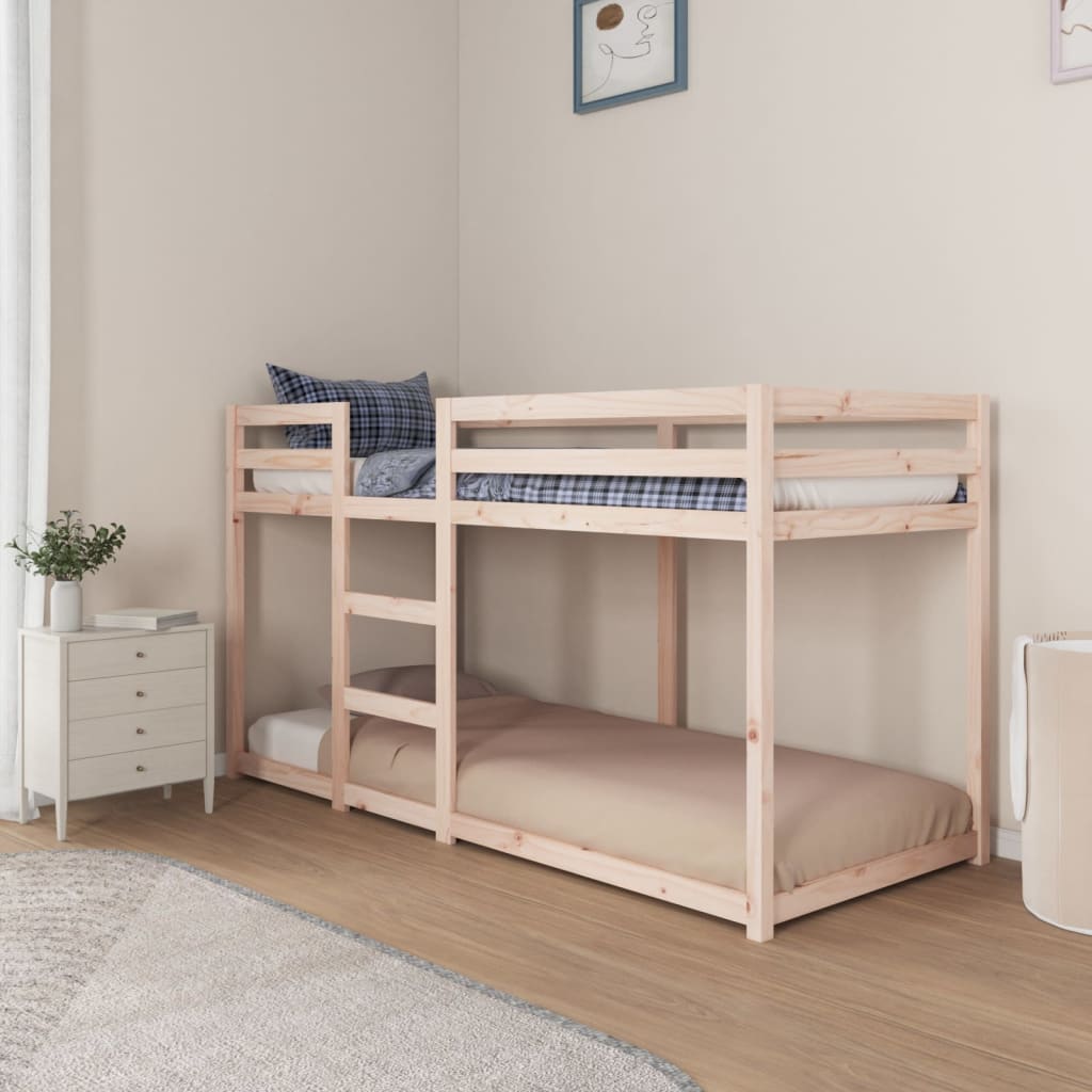 Køyeseng 80x200 cm heltre furu