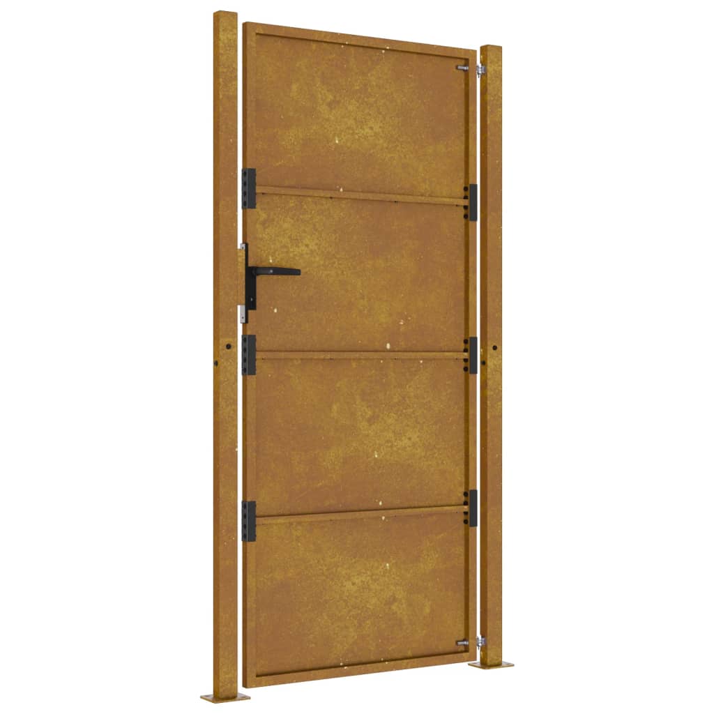 Hageport 105x180 cm cortenstål