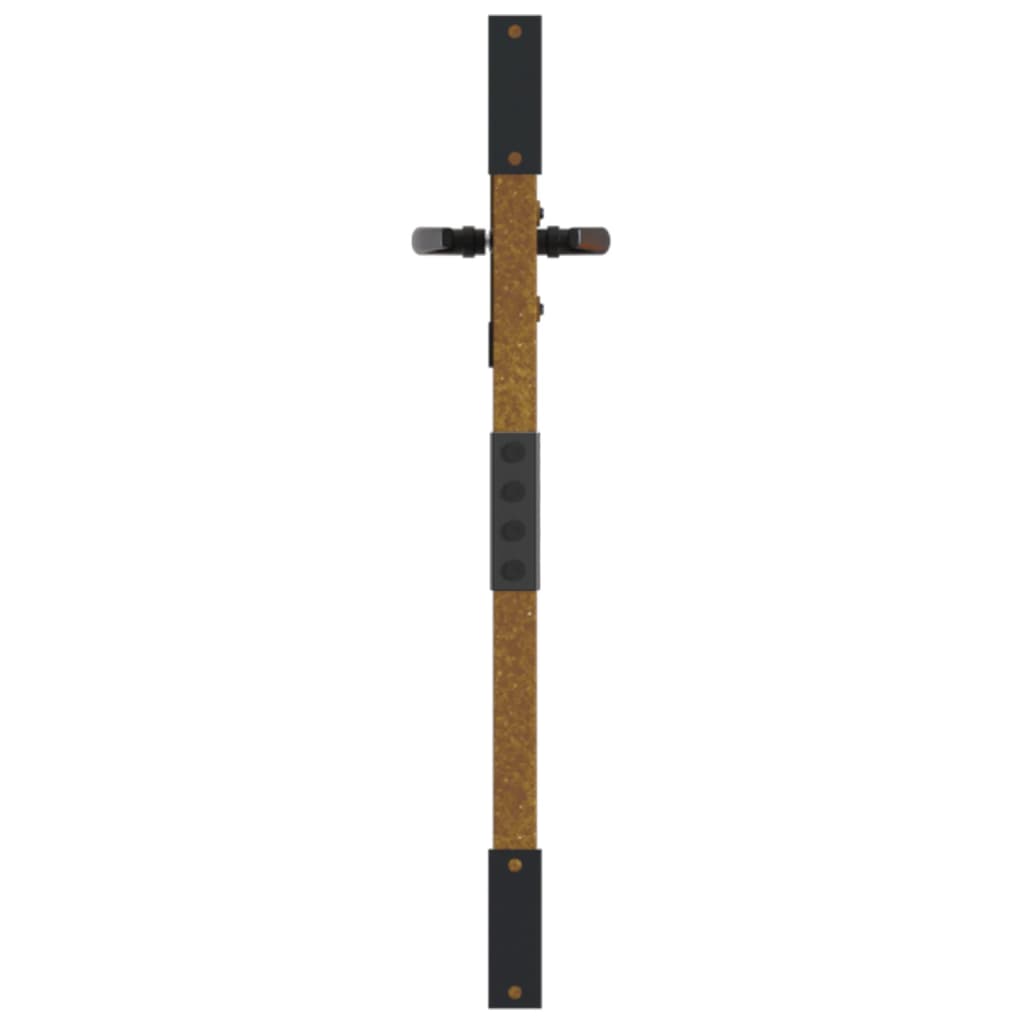 Hageport 85x75 cm cortenstål tredesign