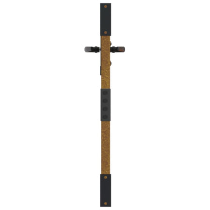 Hageport 85x75 cm cortenstål tredesign