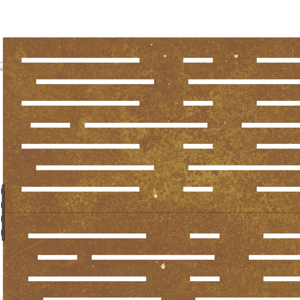 Hageport 85x75 cm cortenstål firkantet design