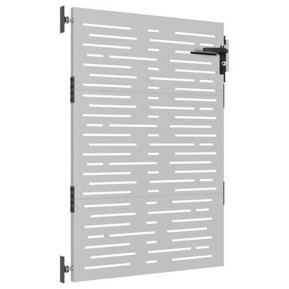 Hageport 85x125 cm cortenstål firkantet design