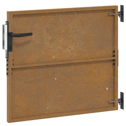 Hageport 85x100 cm cortenstål