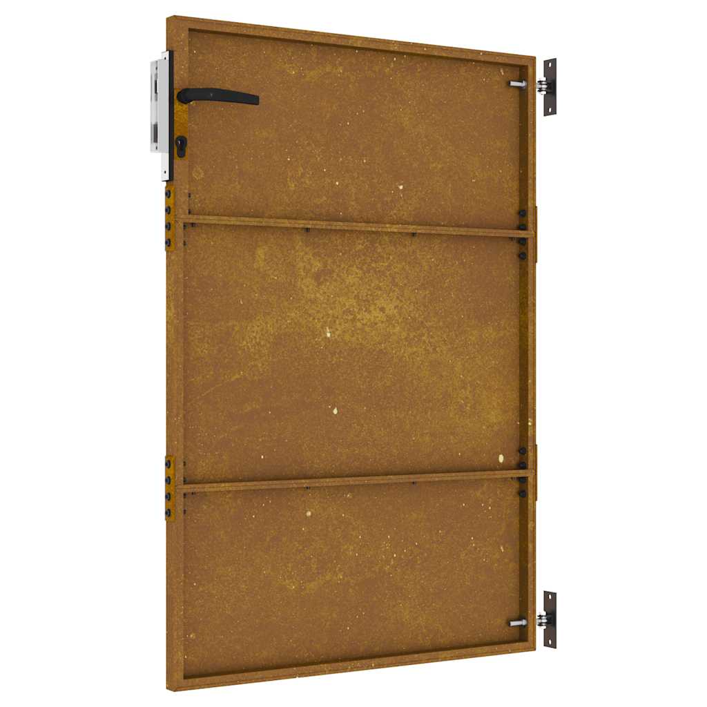 Hageport 85x125 cm cortenstål