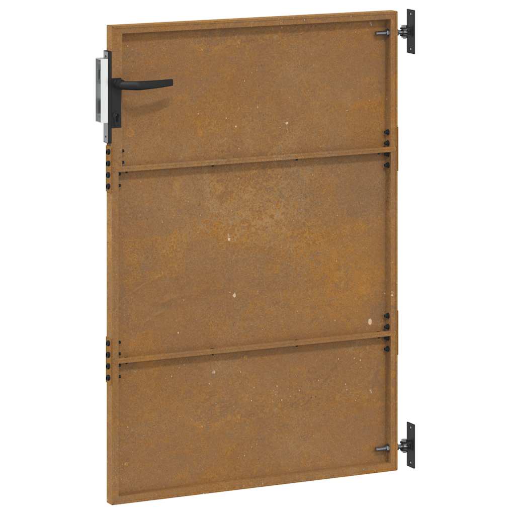 Hageport 85x125 cm cortenstål