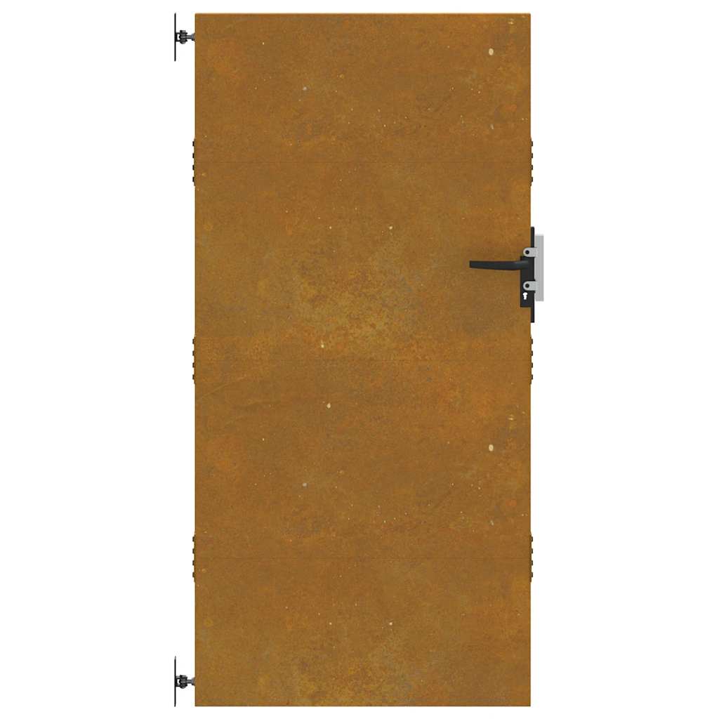 Hageport 85x175 cm cortenstål