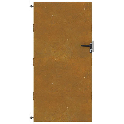 Hageport 85x175 cm cortenstål