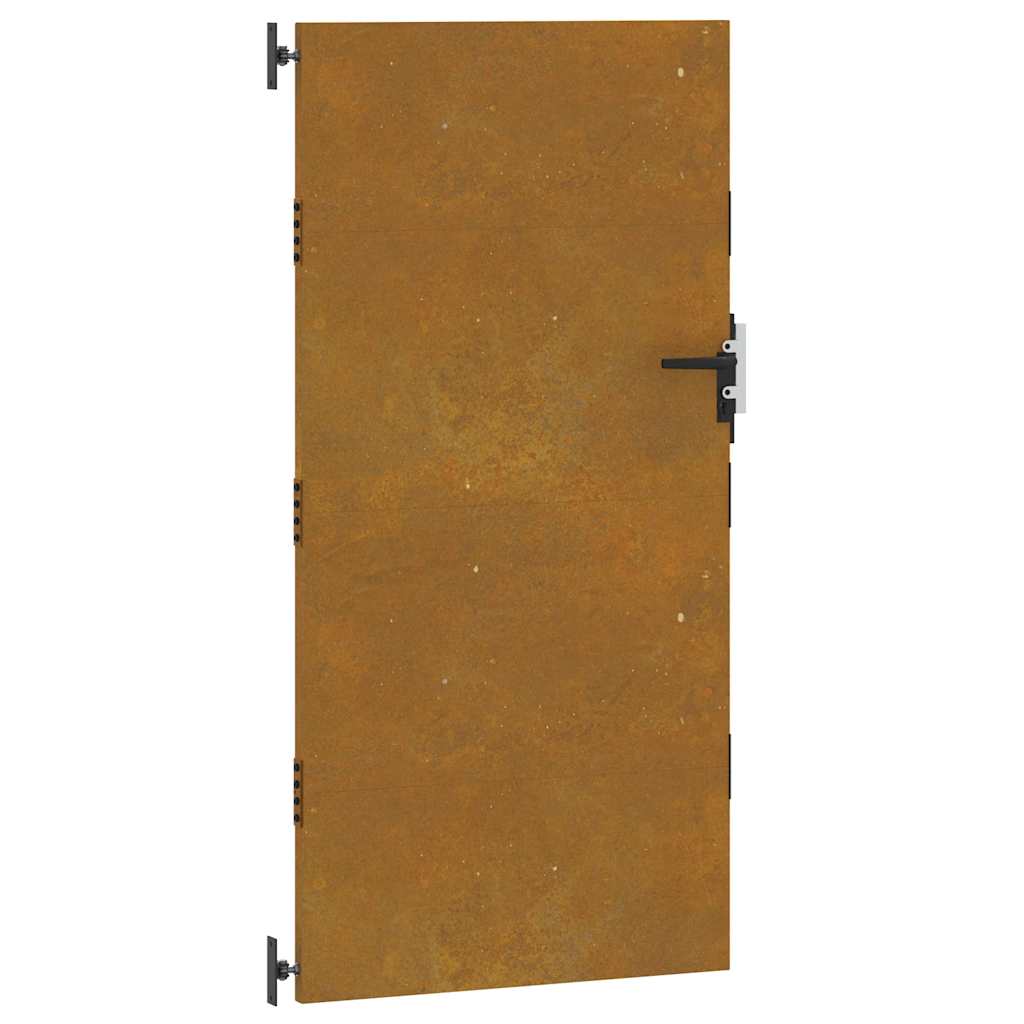 Hageport 85x175 cm cortenstål