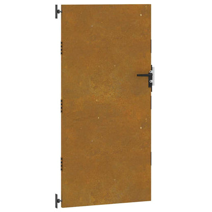 Hageport 85x175 cm cortenstål