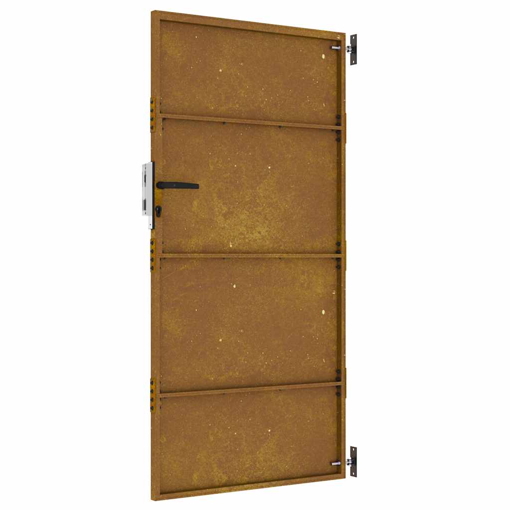 Hageport 85x175 cm cortenstål