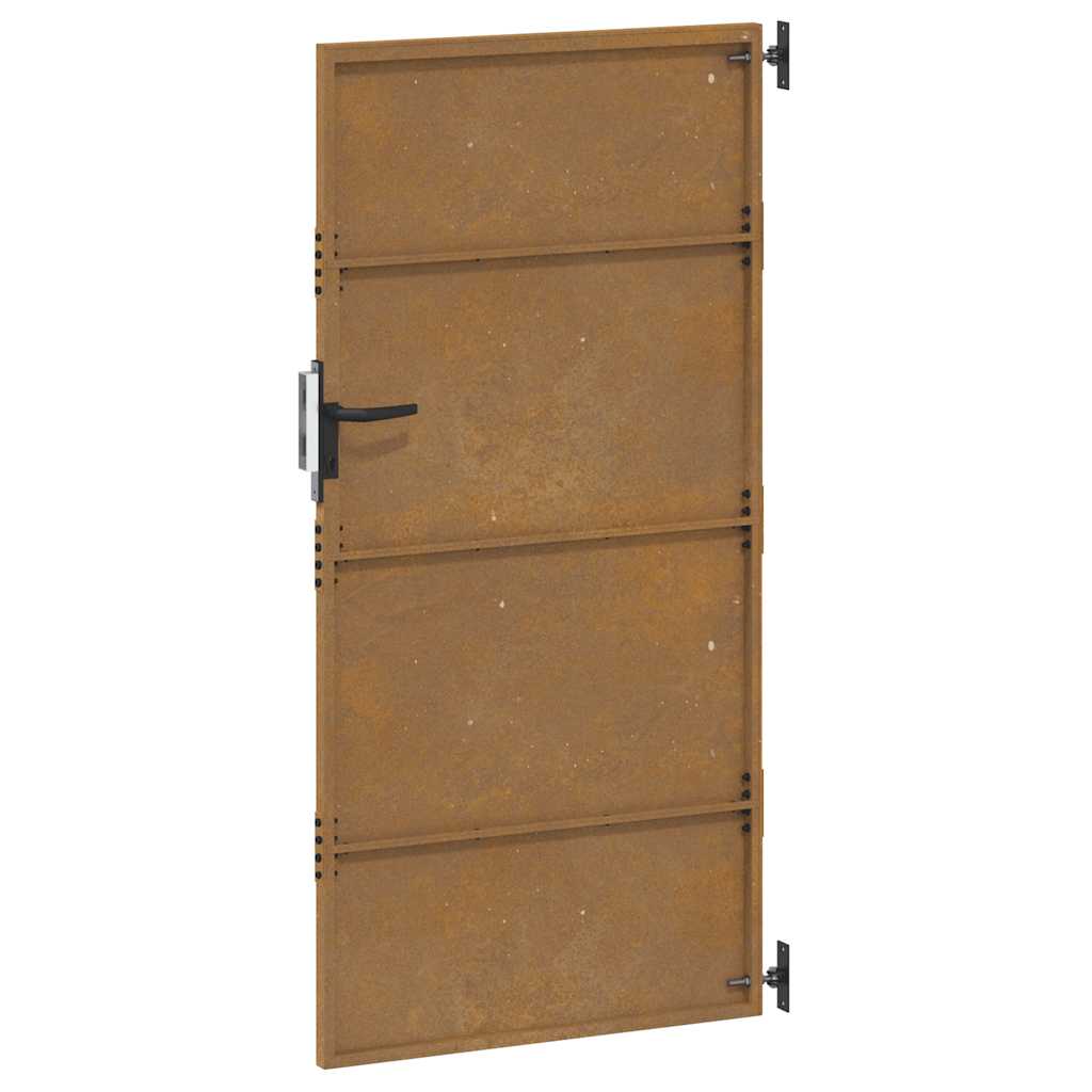 Hageport 85x175 cm cortenstål