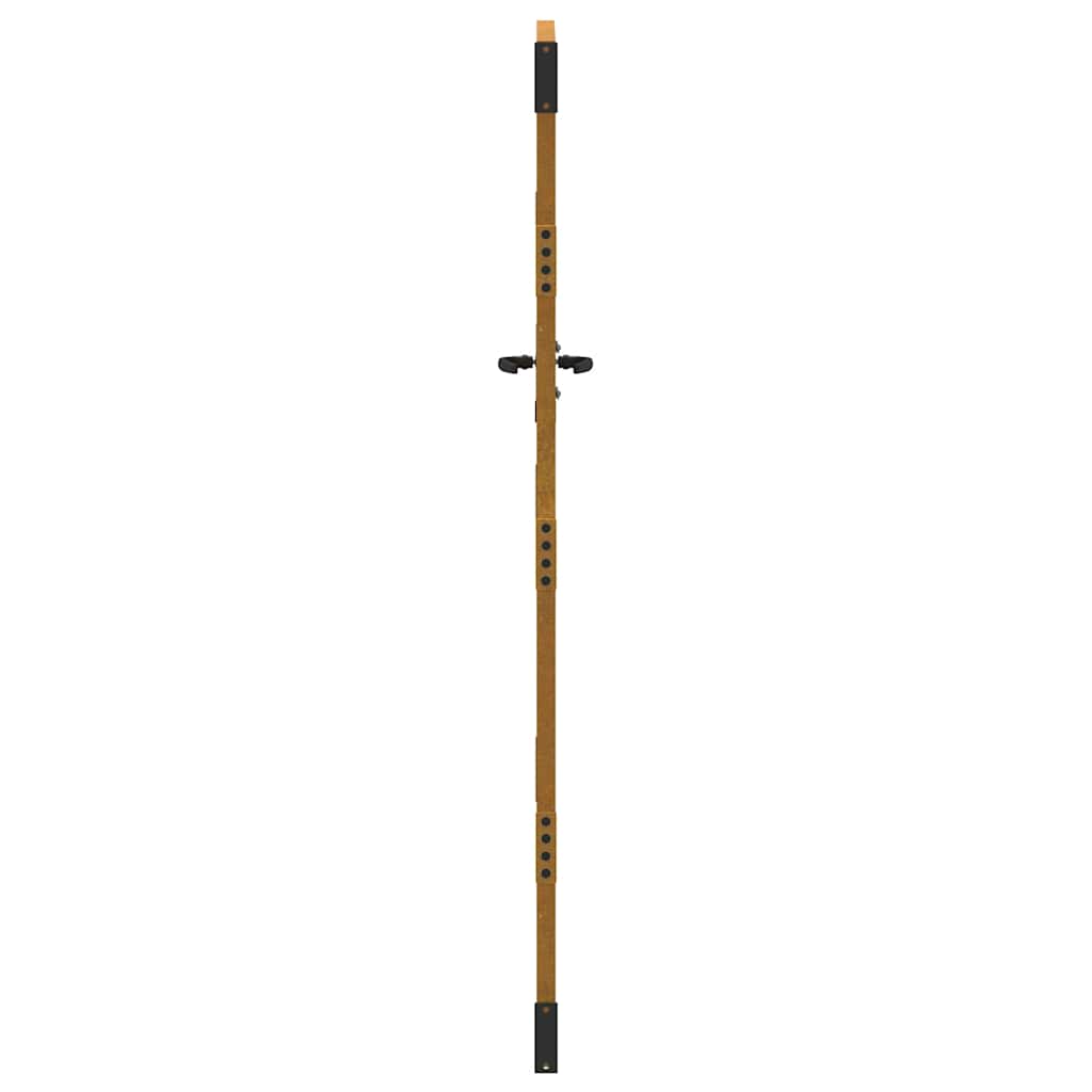 Hageport 85x200 cm cortenstål