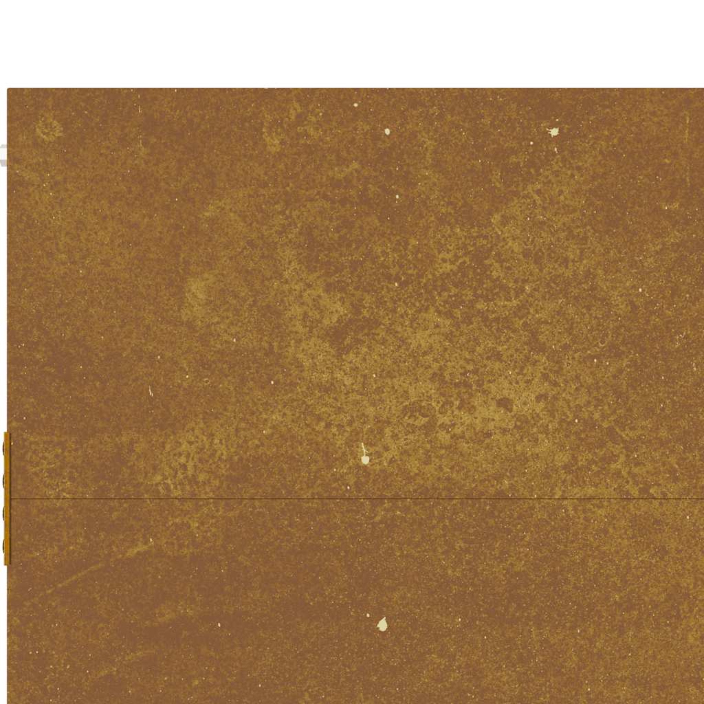 Hageport 85x200 cm cortenstål