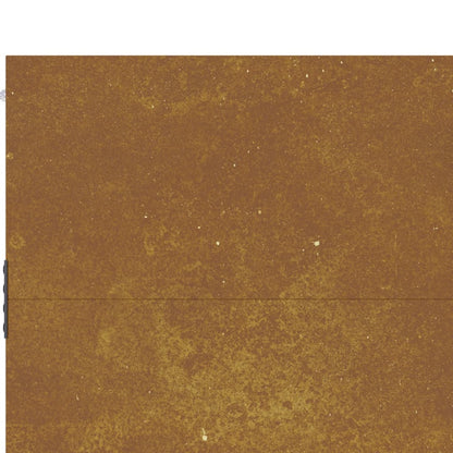 Hageport 105x130 cm cortenstål