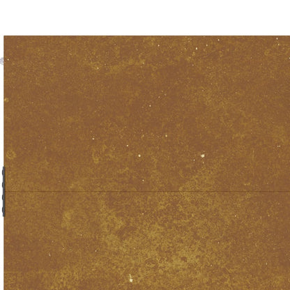 Hageport 105x155 cm cortenstål