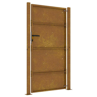 Hageport 105x205 cm cortenstål