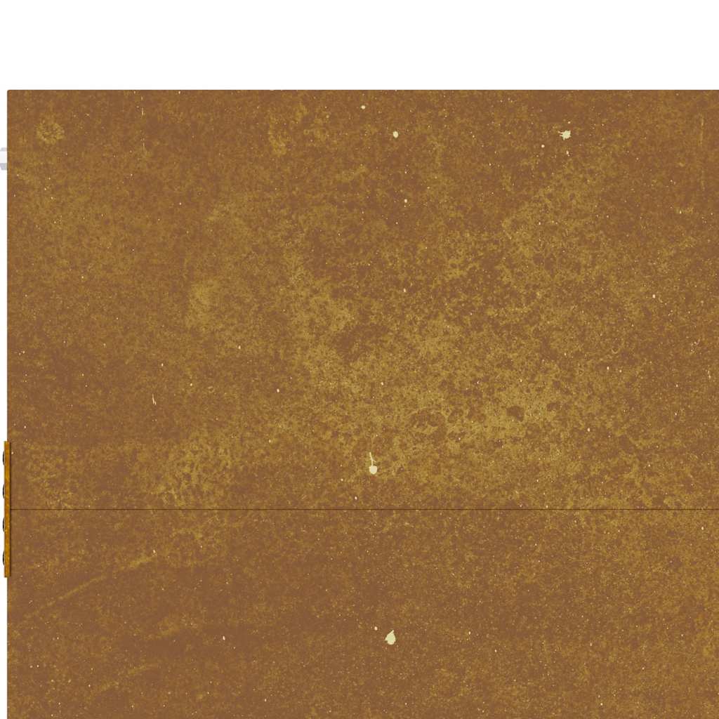 Hageport 105x205 cm cortenstål