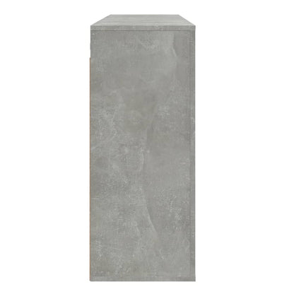 Veggskap betonggrå 80x33x80 cm konstruert tre